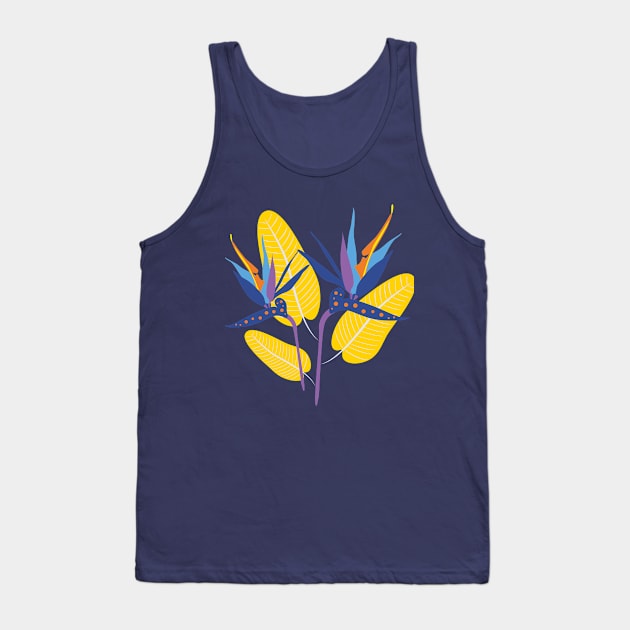 Tropical flowers Tank Top by Gerchek